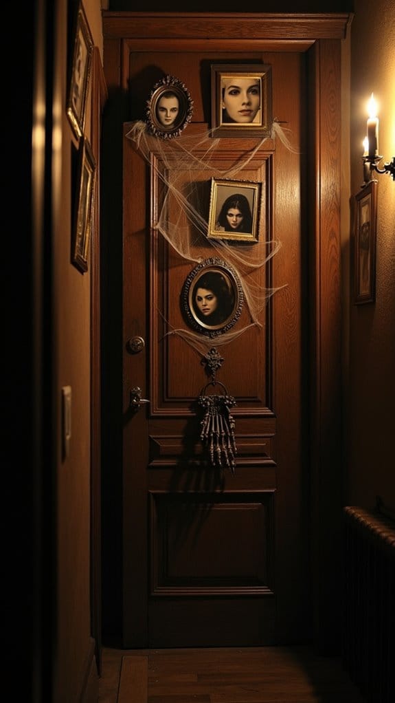 eerie vintage portrait decor