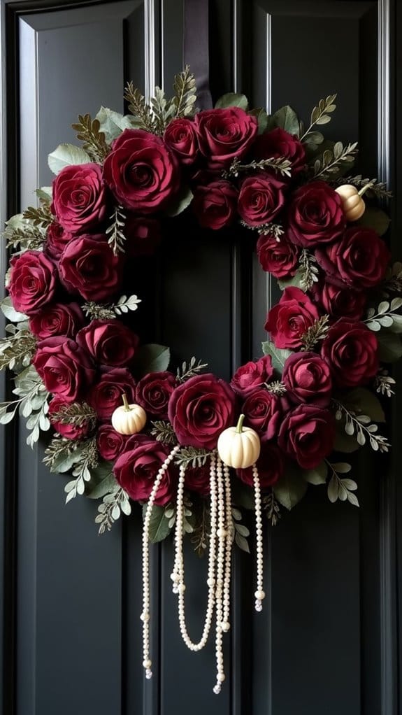 elegant autumn wreath decor