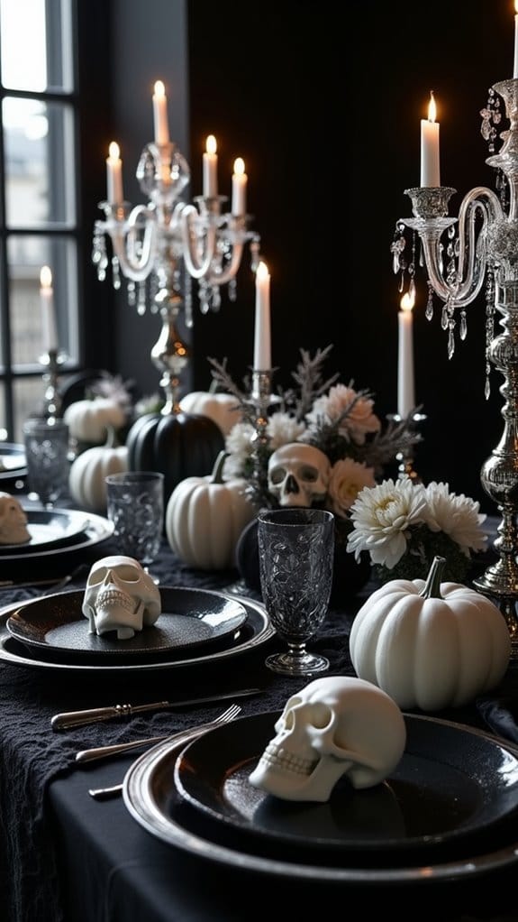 elegant black and white