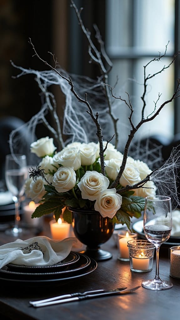 elegant eerie halloween decor