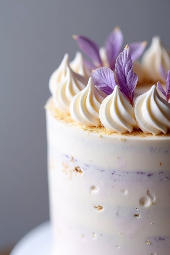 elegant lavender earl grey cake
