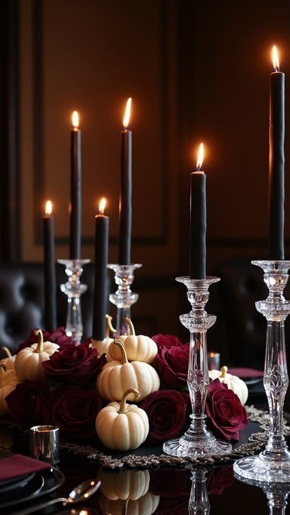 elegant varied candle heights