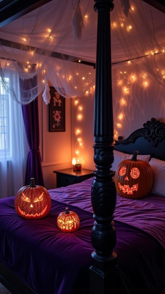 enchanted cozy halloween ambiance