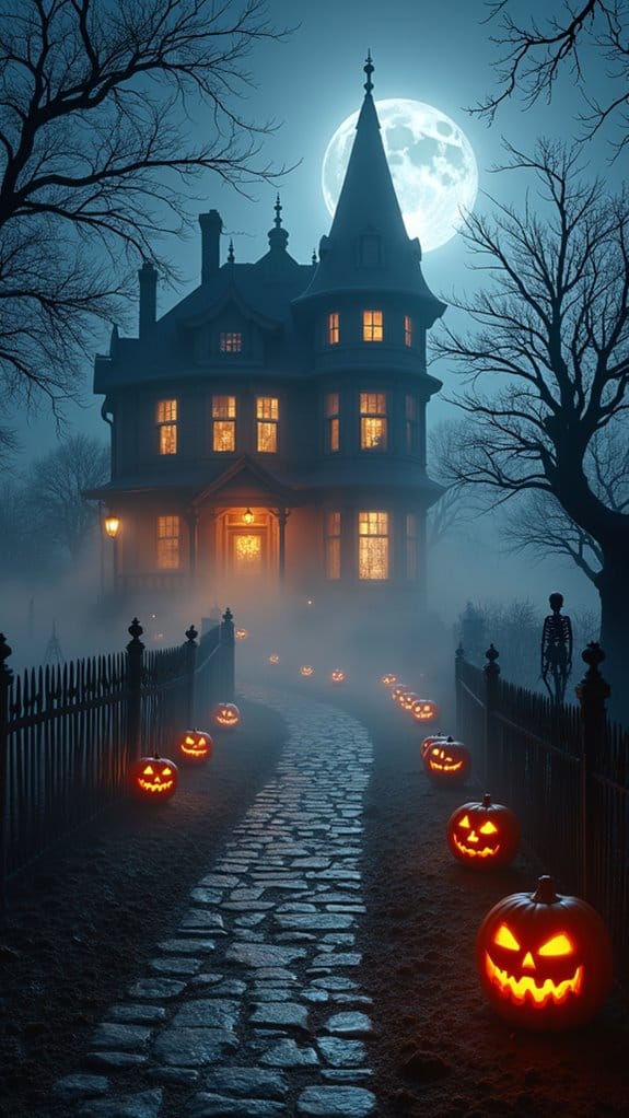 enchanted halloween fog atmosphere