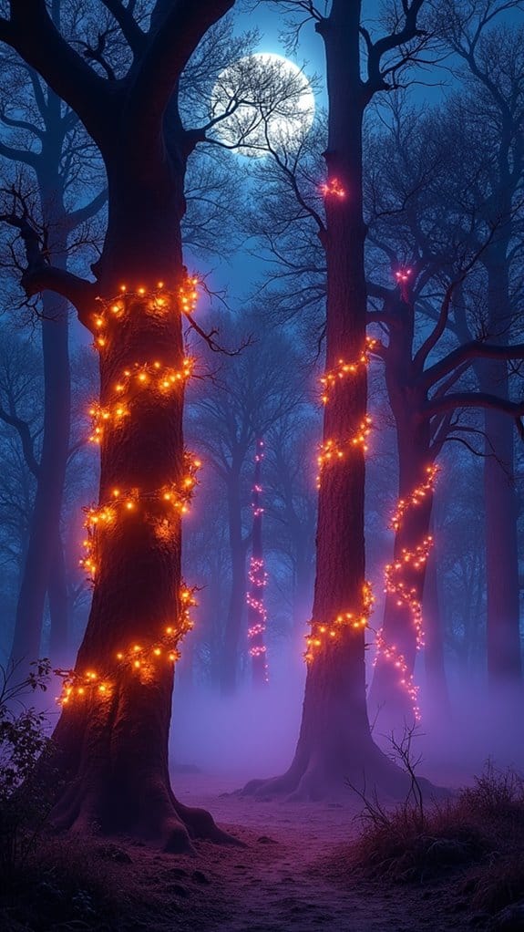 enchanted twinkling tree wraps