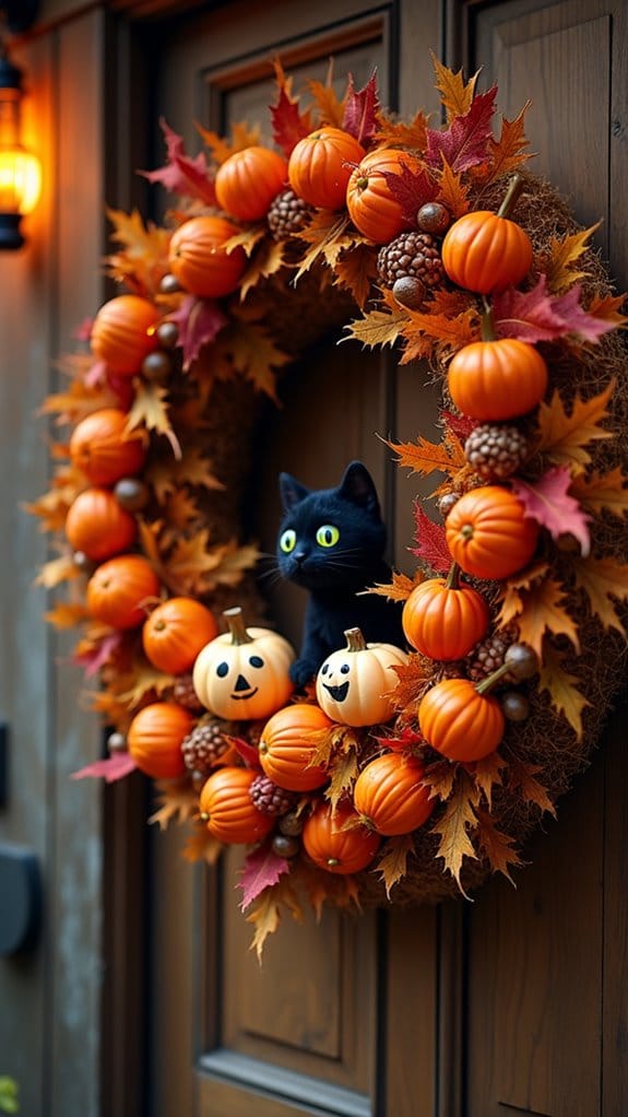 enchanting autumn wreath decorations