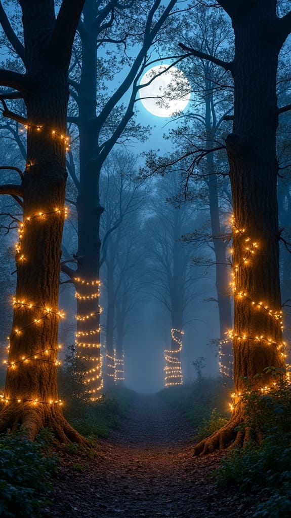 enchanting fairy light canopy