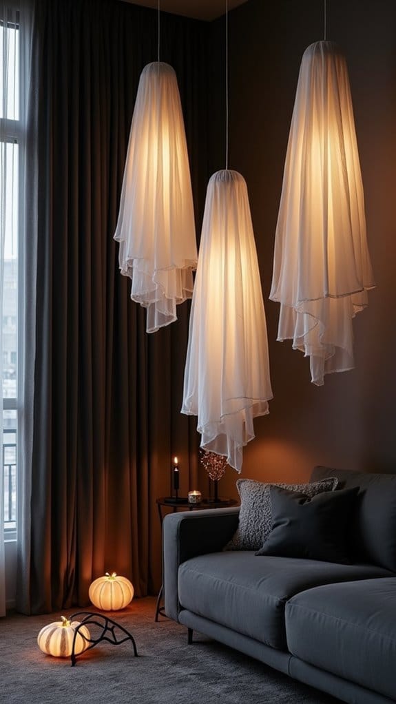 enchanting floating ghost decorations