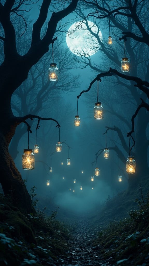 enchanting halloween firefly jars