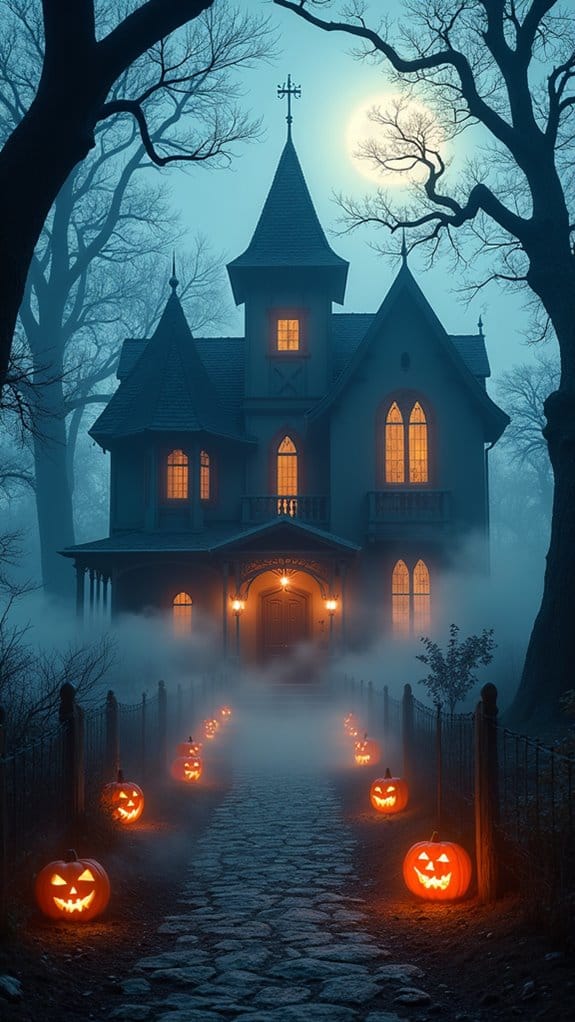enchanting halloween fog atmosphere