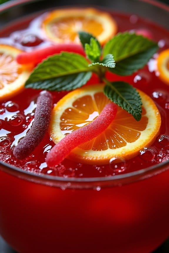 enchanting halloween party punch