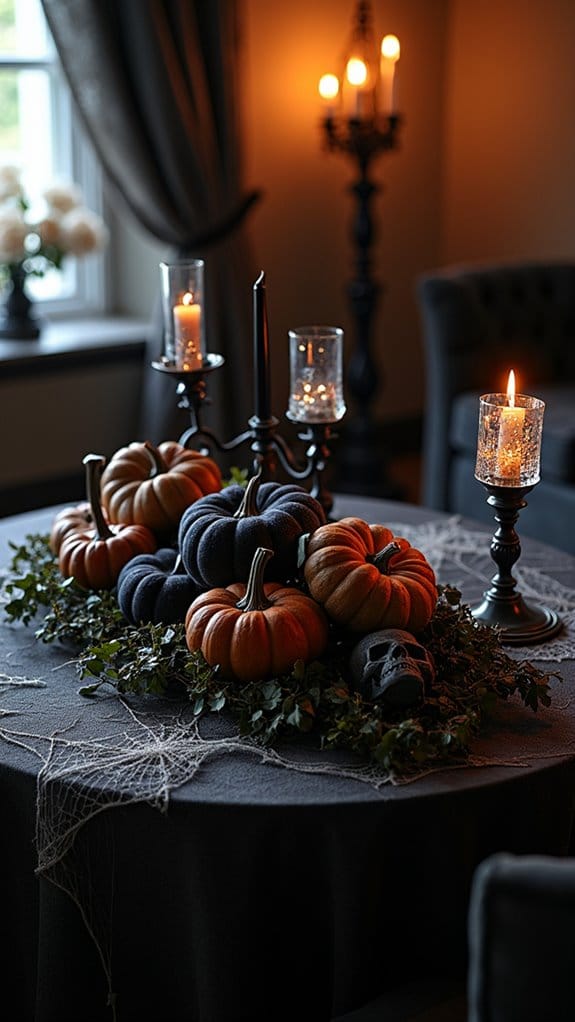 enchanting halloween table decor