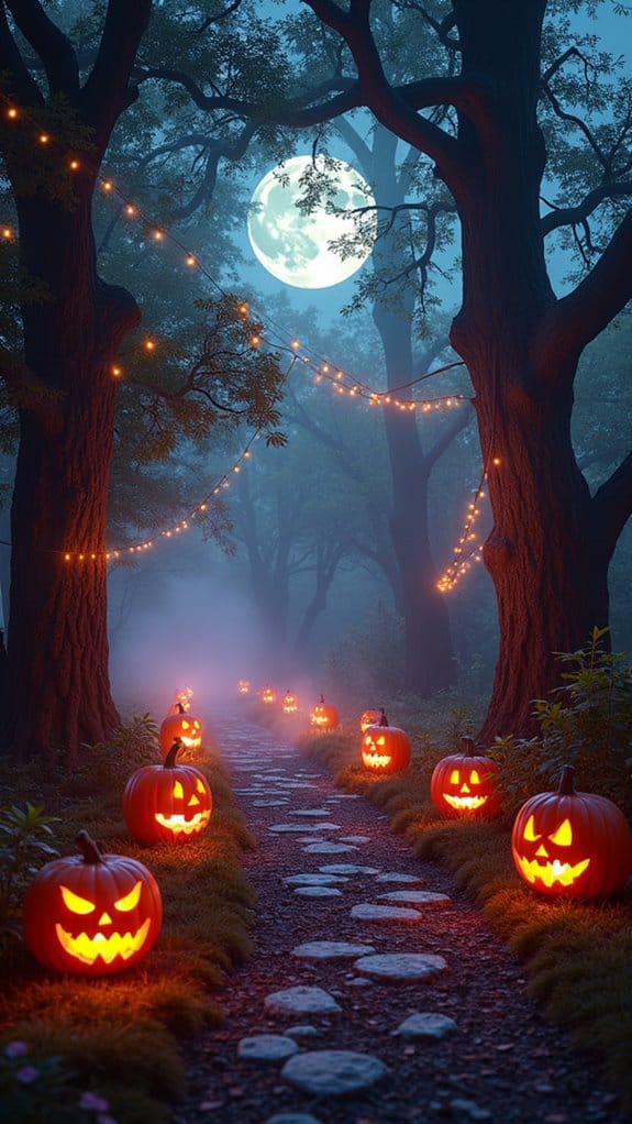 enchanting outdoor halloween lights