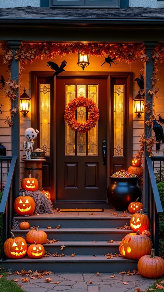 engaging halloween treat stations