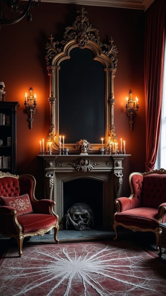 enigmatic vintage mirror decor