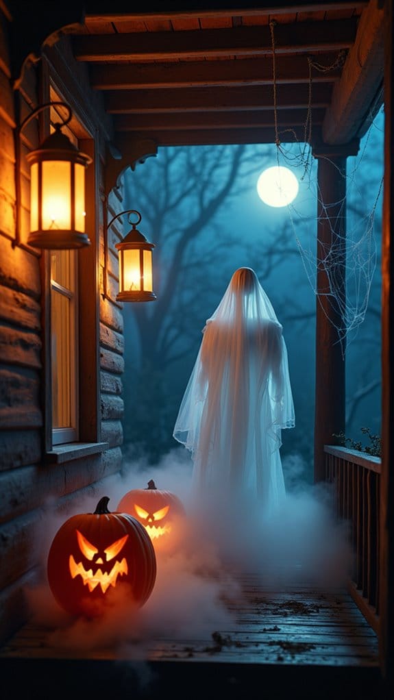 ethereal ghostly porch decorations