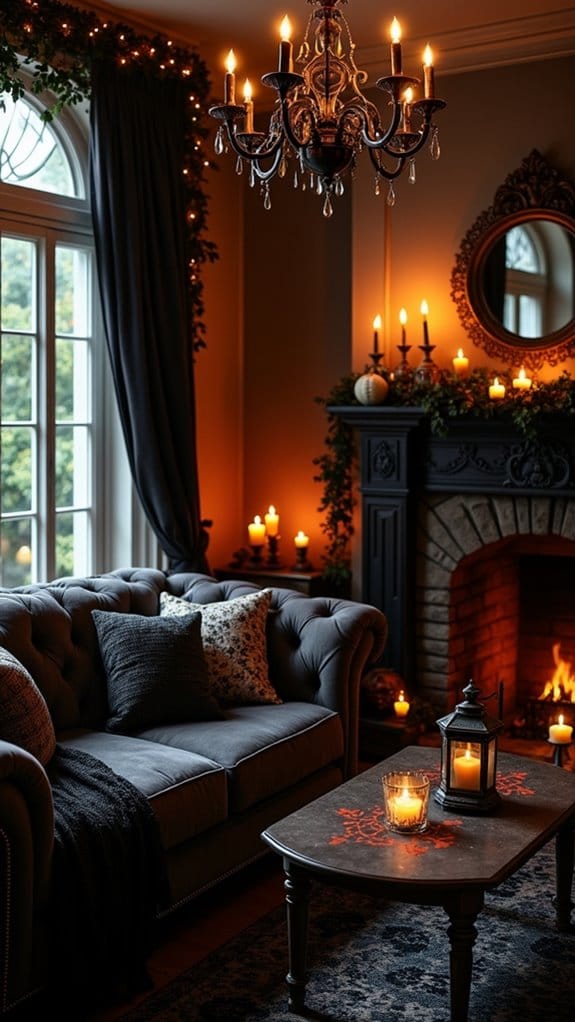 ethereal halloween lighting ideas