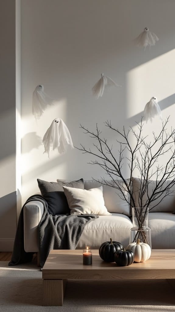 ethereal minimalist ghost decor