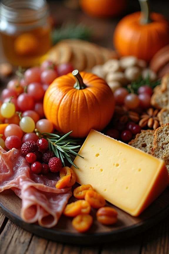 festive autumn charcuterie board