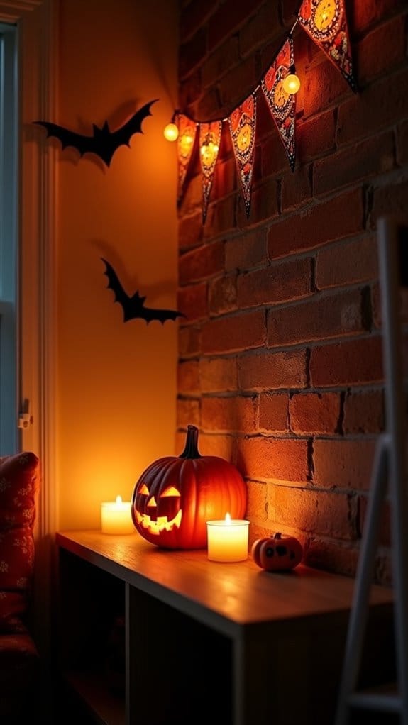 festive decorative halloween banners