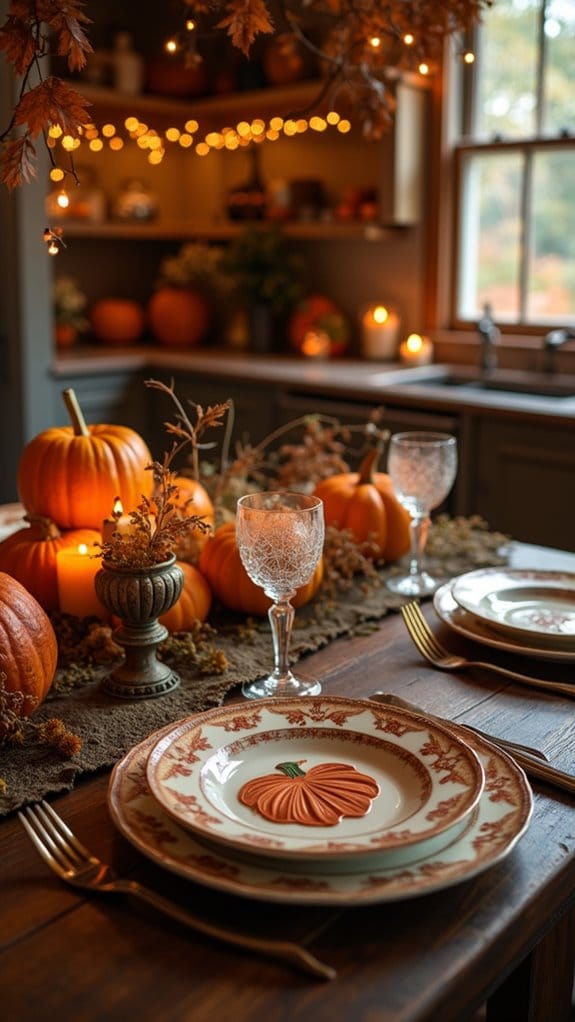 festive halloween dishware collection