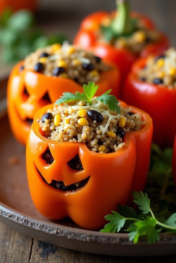 festive healthy halloween meal