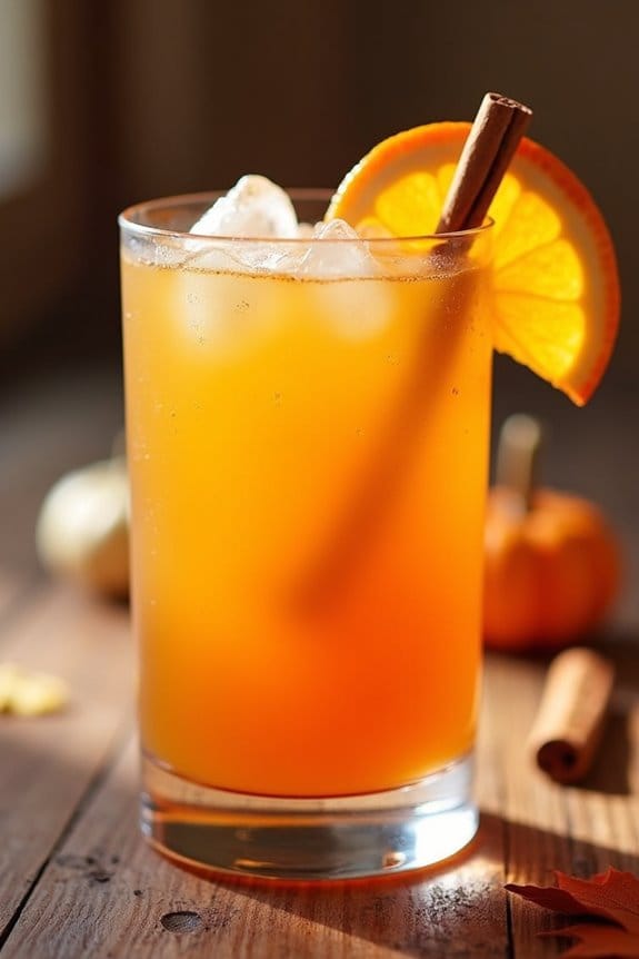 festive non alcoholic pumpkin punch
