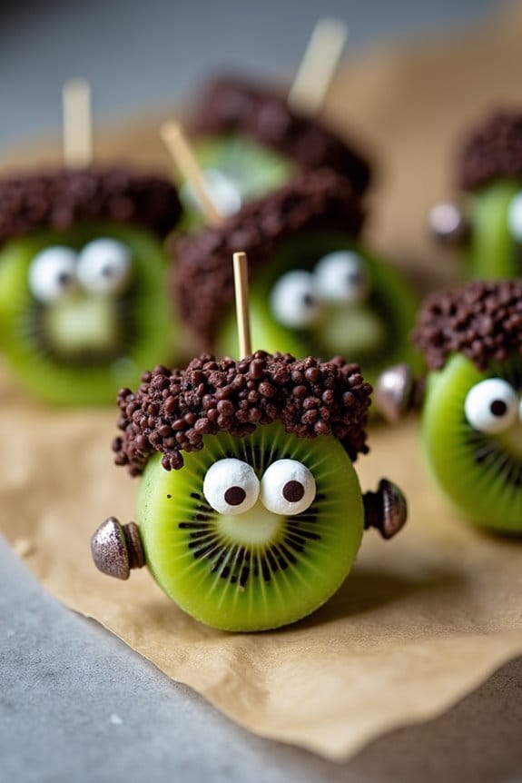 frankenstein kiwi pops recipe