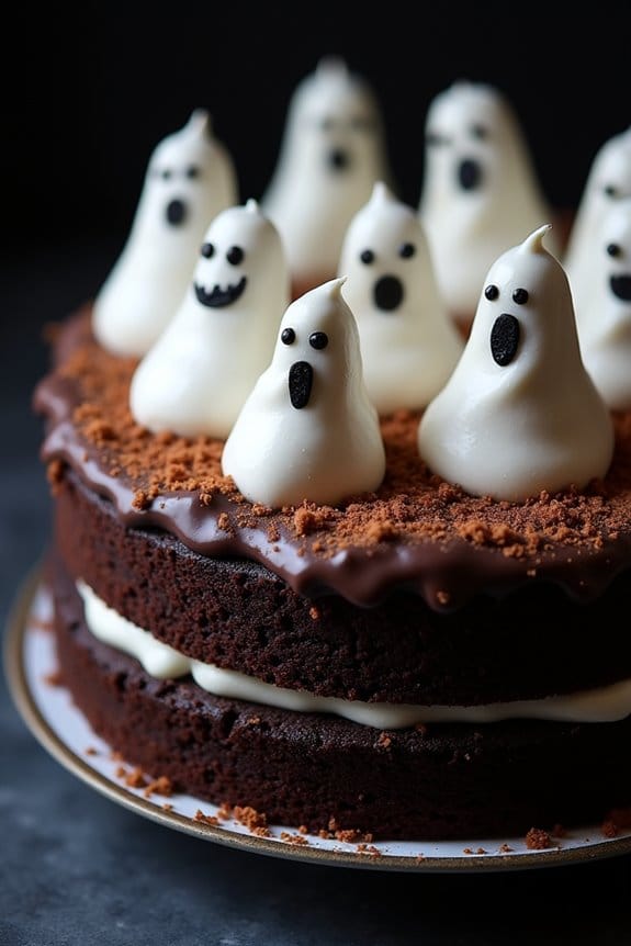 ghastly ghost cake recipe