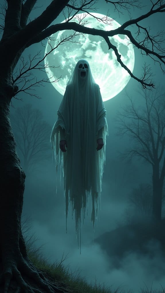 ghostly figures sway hauntingly