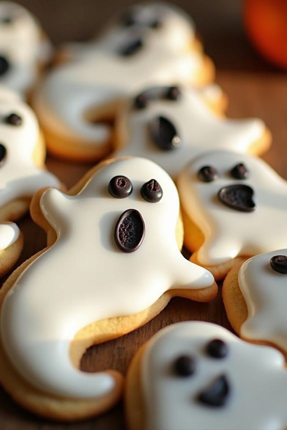 ghostly ghouls halloween cookies