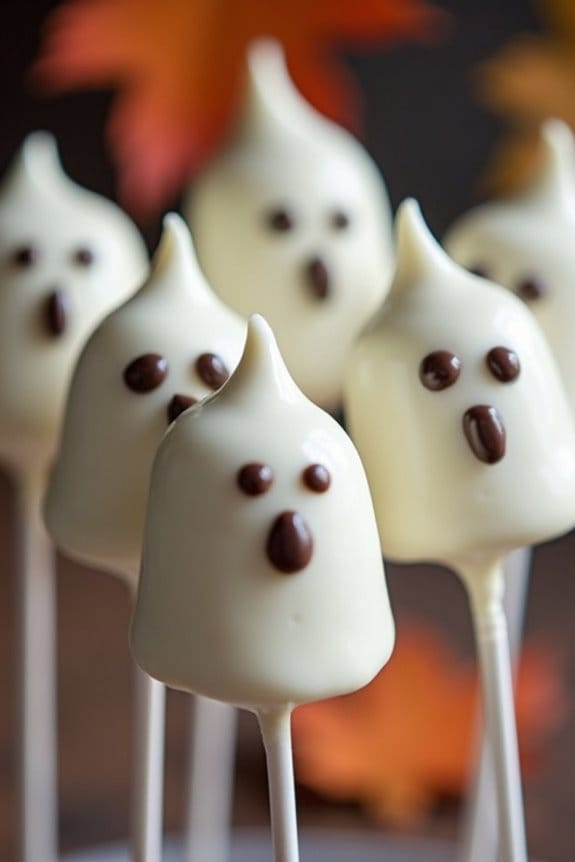 ghostly marshmallow halloween treats