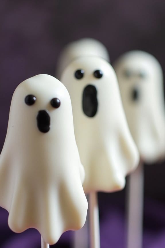 ghostly marshmallow halloween treats