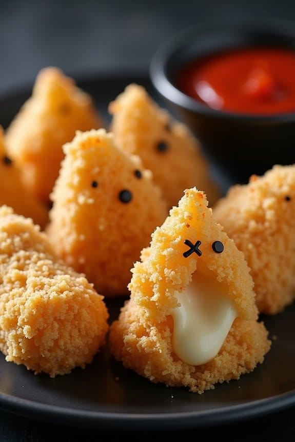 ghostly mozzarella sticks recipe