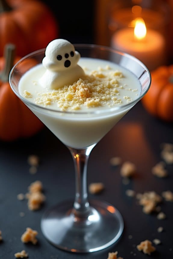 ghostly white chocolate martini