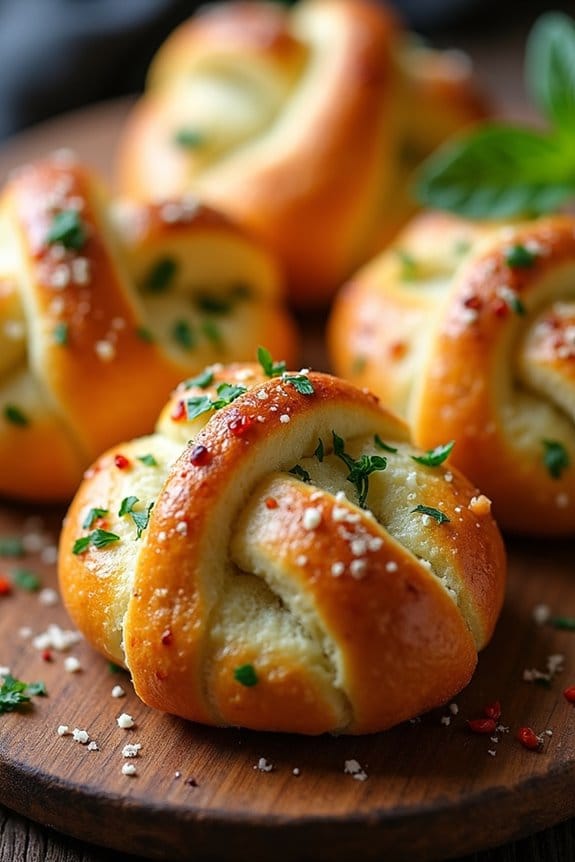 ghoulish garlic knots recipe