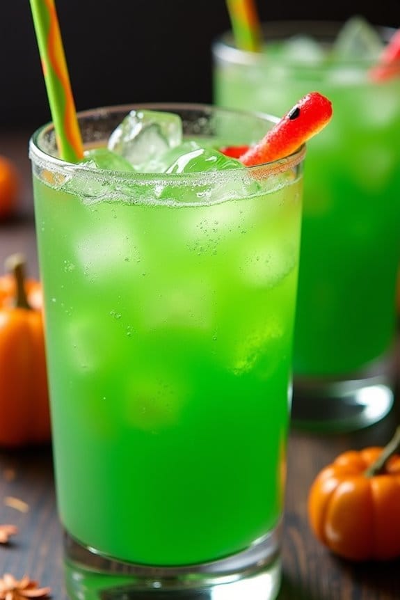 ghoulish green apple juice