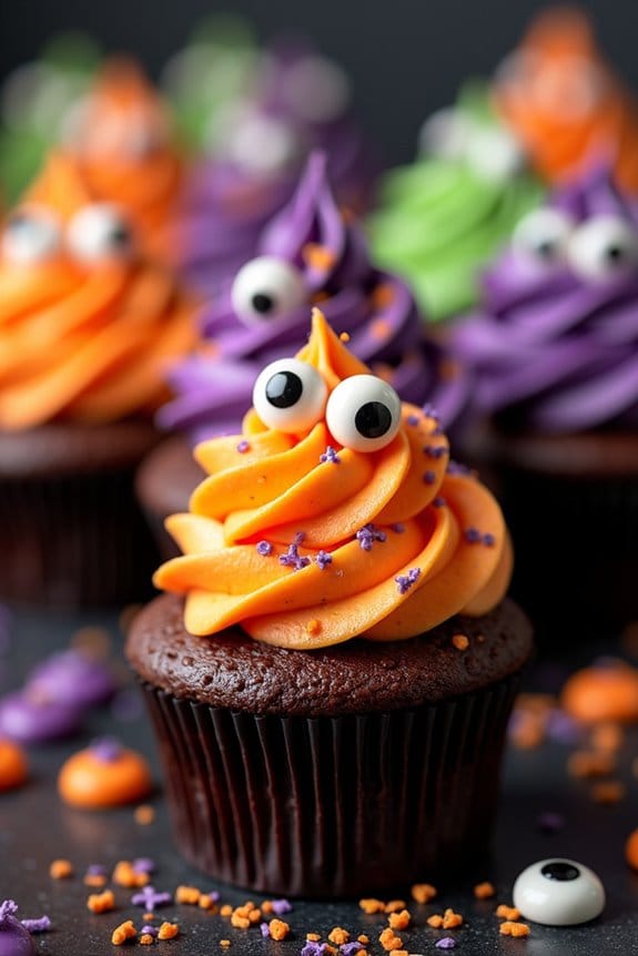 ghoulishly delightful halloween cupcakes
