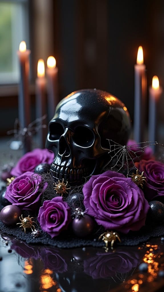 glamorous halloween centerpiece ideas