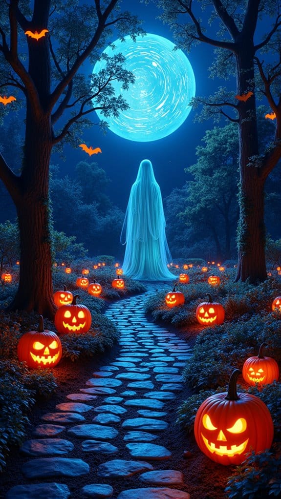 glow in the dark halloween art