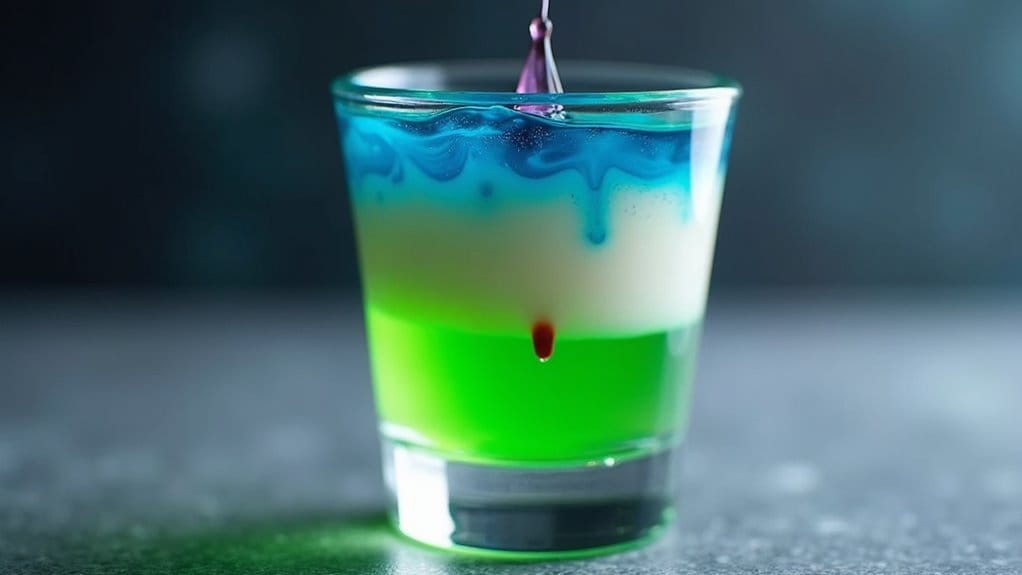 green halloween jello shots
