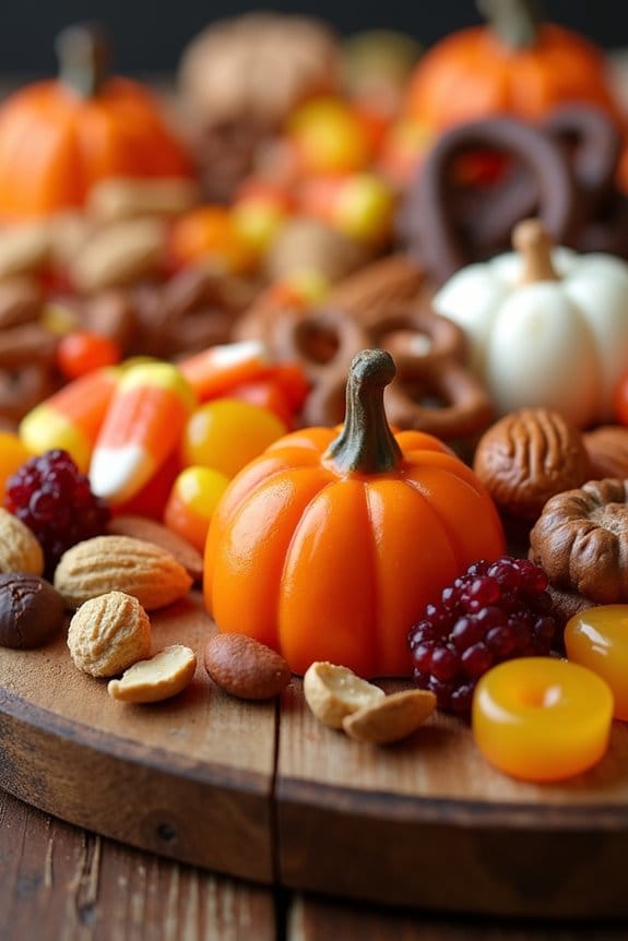 halloween candy charcuterie board