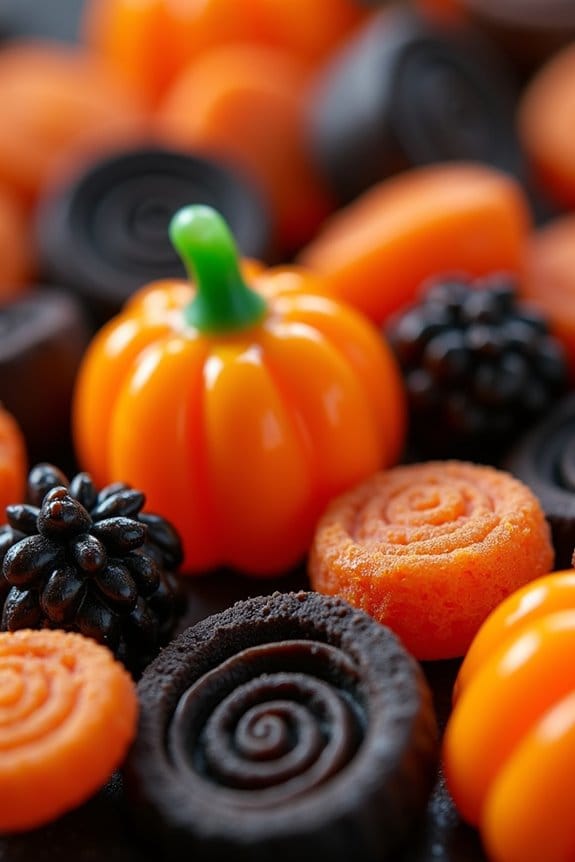 halloween candy charcuterie board