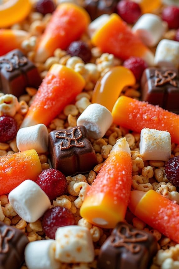 halloween candy charcuterie board