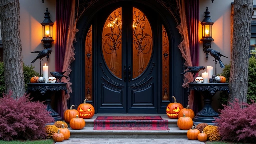 halloween entrance decor ideas