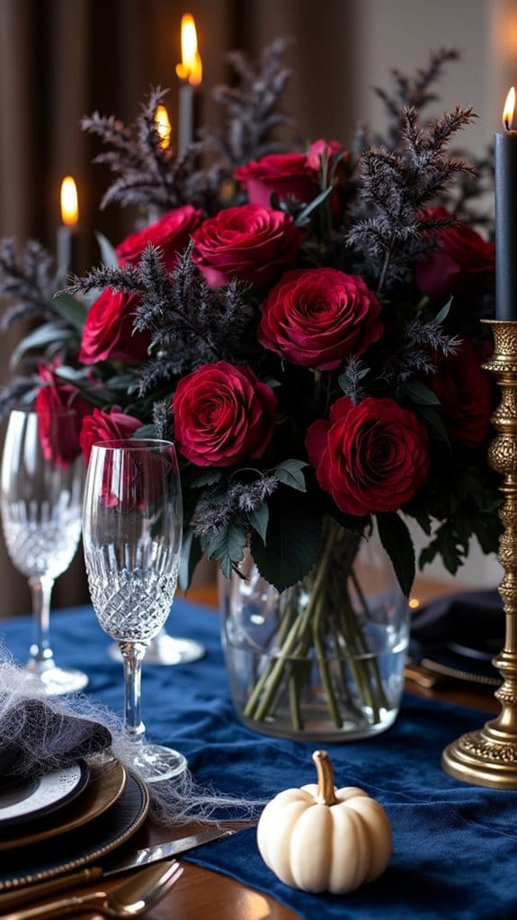 halloween floral decor ideas