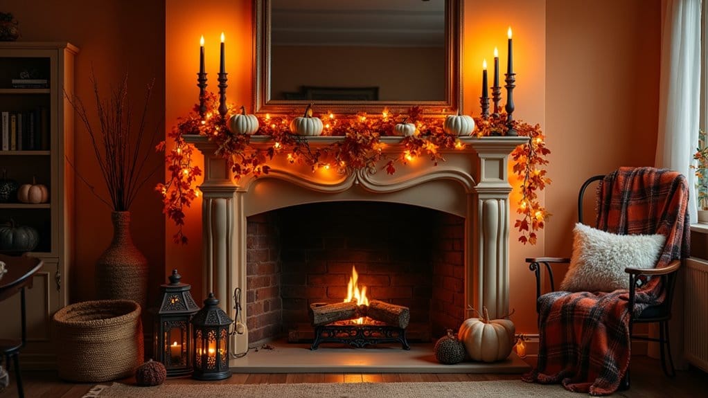 halloween mantle decor ideas