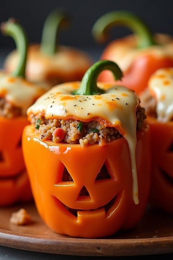 halloween stuffed pepper appetizers
