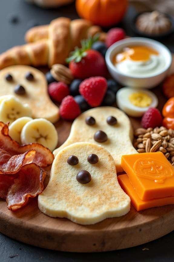 halloween themed breakfast charcuterie board