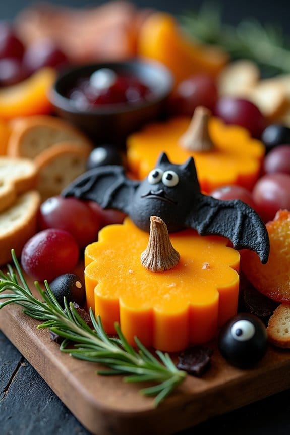halloween themed charcuterie board